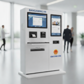 Máy Lấy Số Thứ Tự Cho Doanh Nghiệp KIOSK ALL IN ONE BGM K2